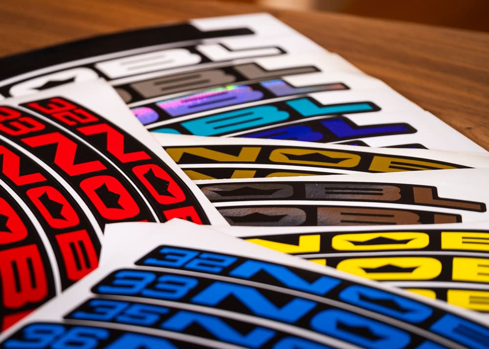 NOBL Decals for Wheelsets & Replacement