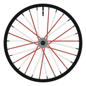 Berd White and Red (Alternating)