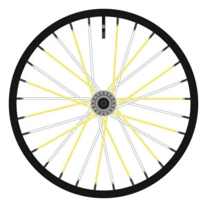 Berd White and Yellow (Alternating)