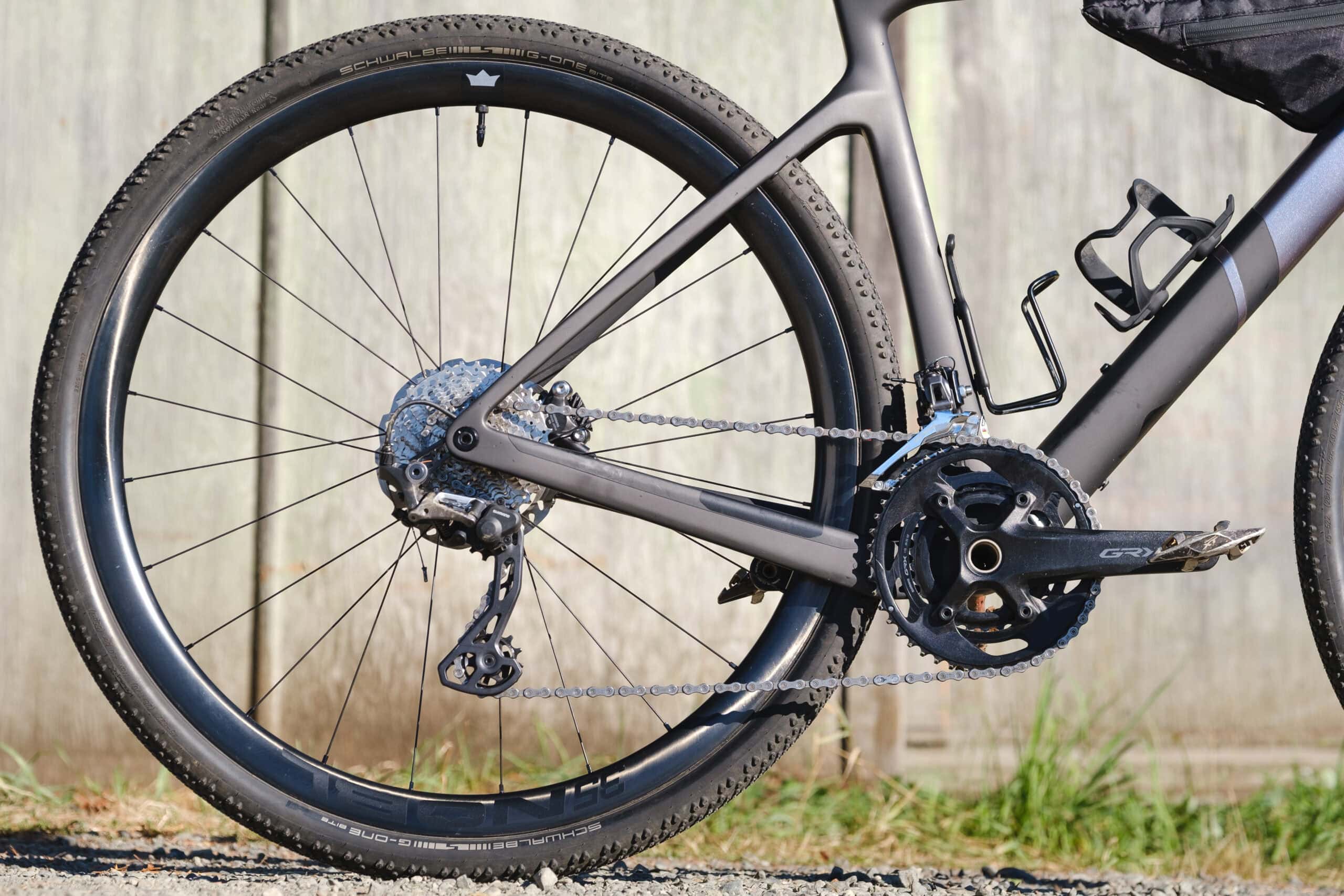 VicScottGravelBike- GRX 2x drivetrain for climbing hills and crushing flats.